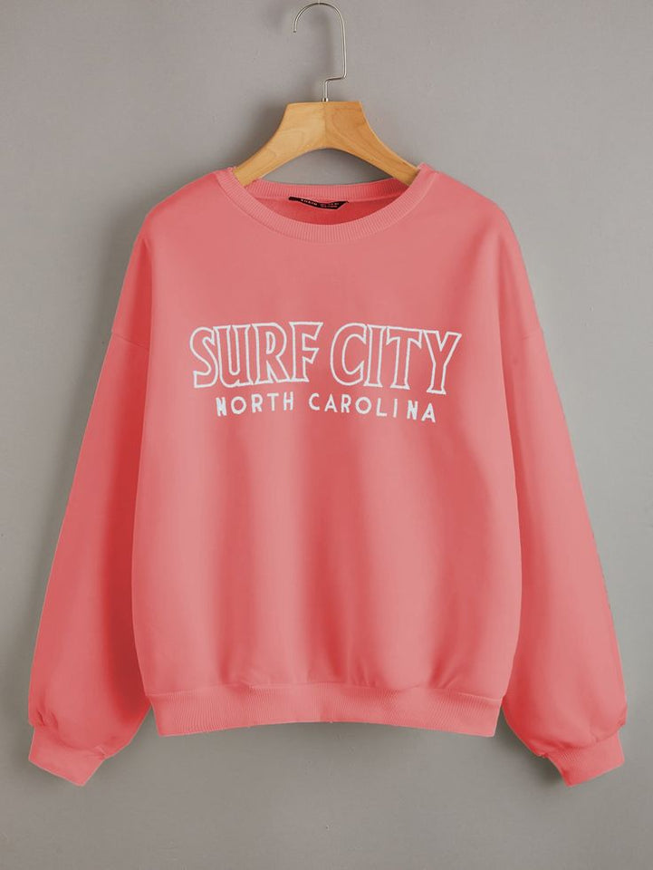 Adventure Pink Sweatshirt Shirt – SURF City Edition for Women