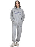 GREY HOODIE WITH TROUSER STUDIO BONNIE-UNISEX