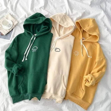 COMBO THREE PACK HOODIE GREEN HALF WHITE AND YELLOW