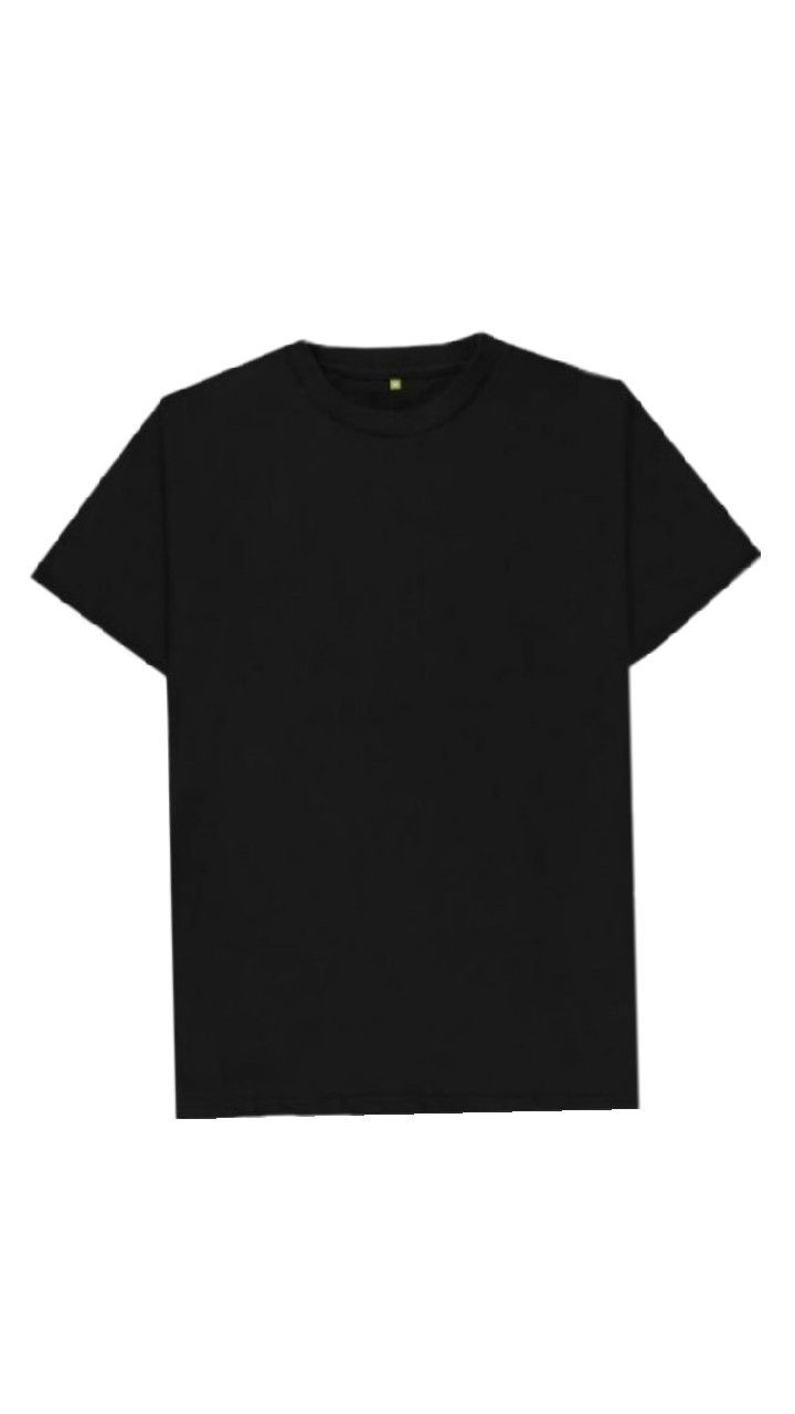 BLACK PLAIN TSHIRT