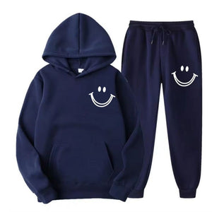 NEAVY BLUE SUITSET HOODIE SMILEY