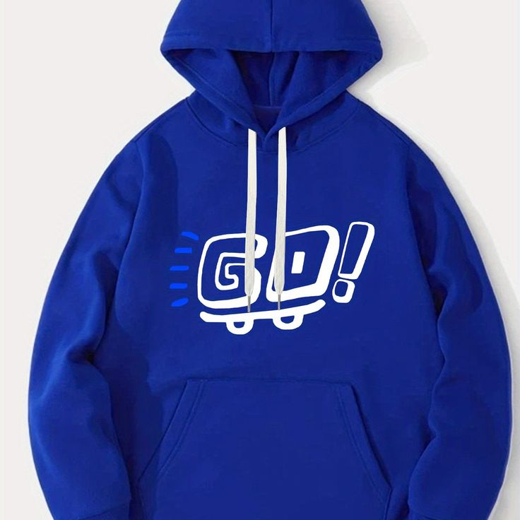 BLUE HOODIE GO-UNISEX